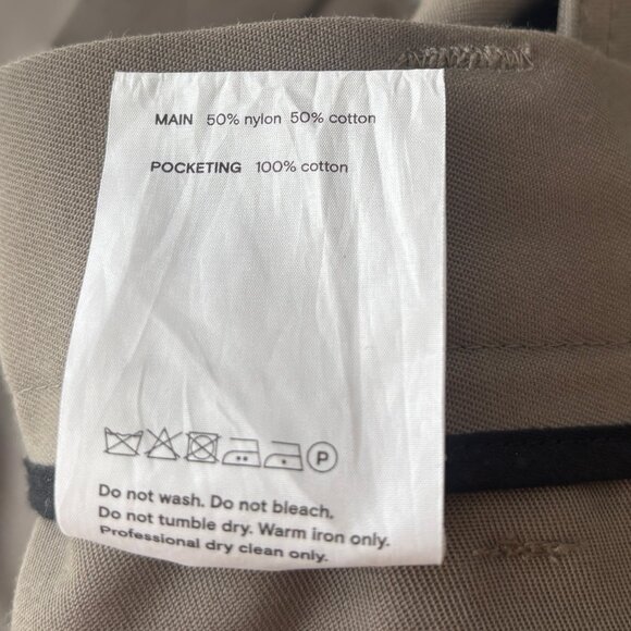 $995 - SONG FOR THE MUTE - 20.2 DJEBEL - Taupe Kick Crop Cargo Pant - EU46 US 29 - Picture 11 of 15